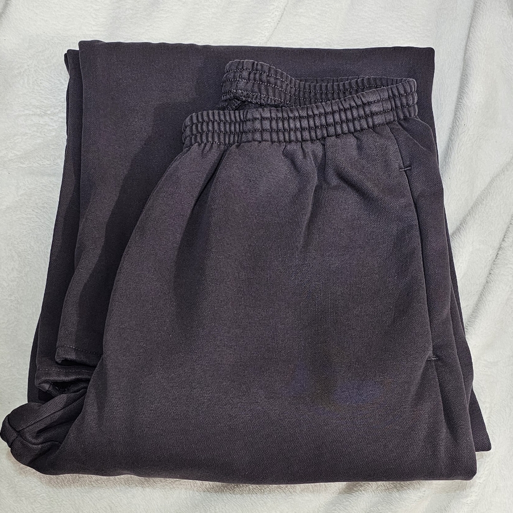 YEEZY GAP MENS FLEECE JOGGING PANT DARK GREY